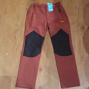Men's Rust and Black Outdoor Pants